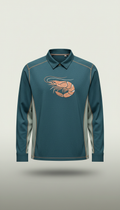 Shrimp crest technical fishing shirt